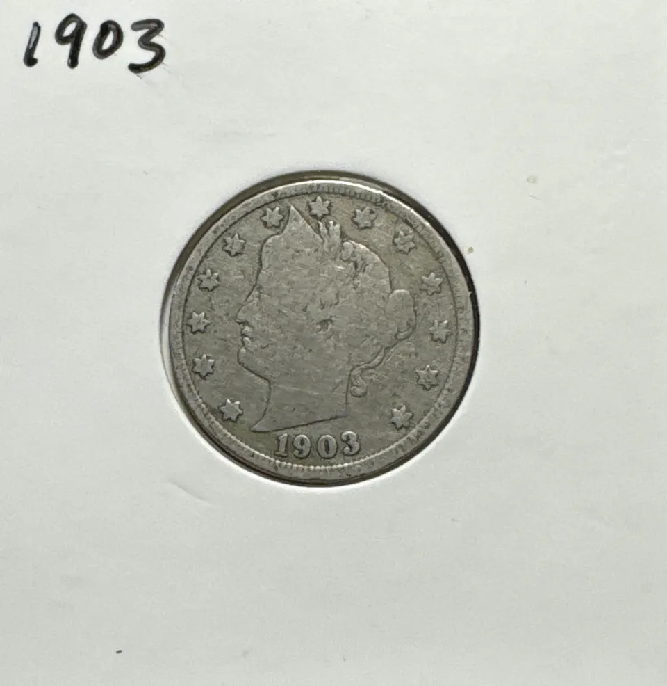 1903-P Liberty V Nickel Ungraded — front