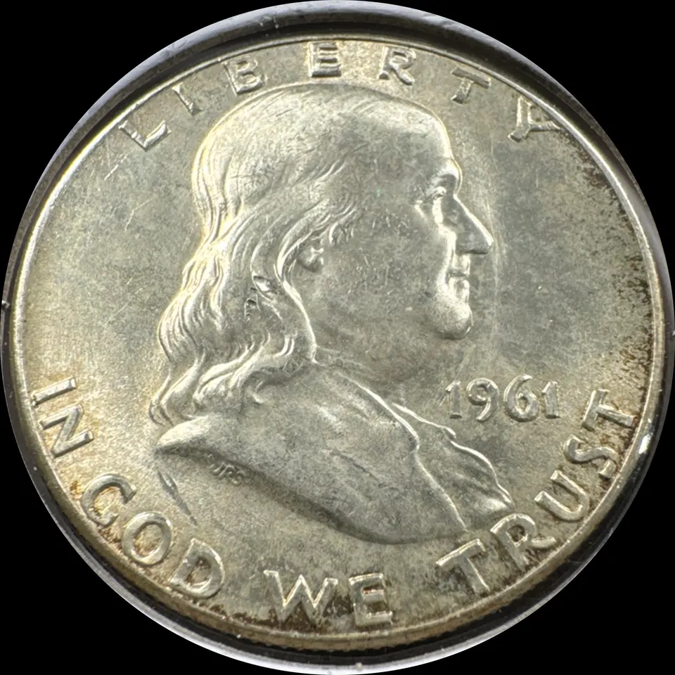 1961-P Franklin Half Dollar Ungraded — front