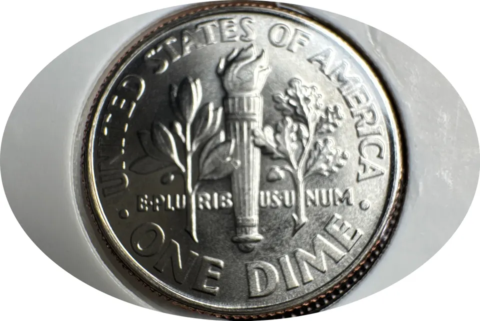 2005-P Roosevelt Dime Ungraded — back