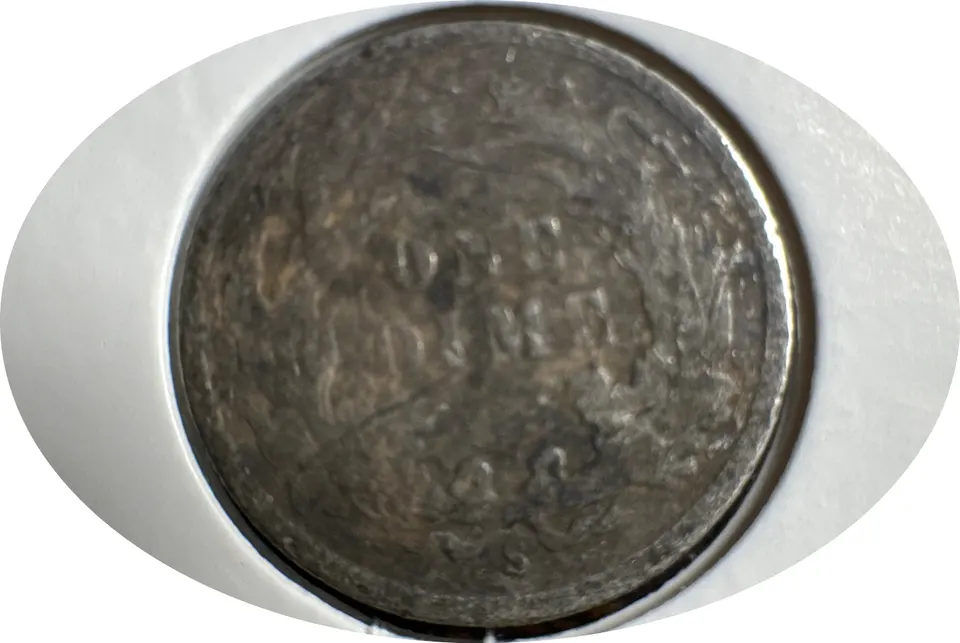 1889-S Seated Liberty Dime Ungraded — back