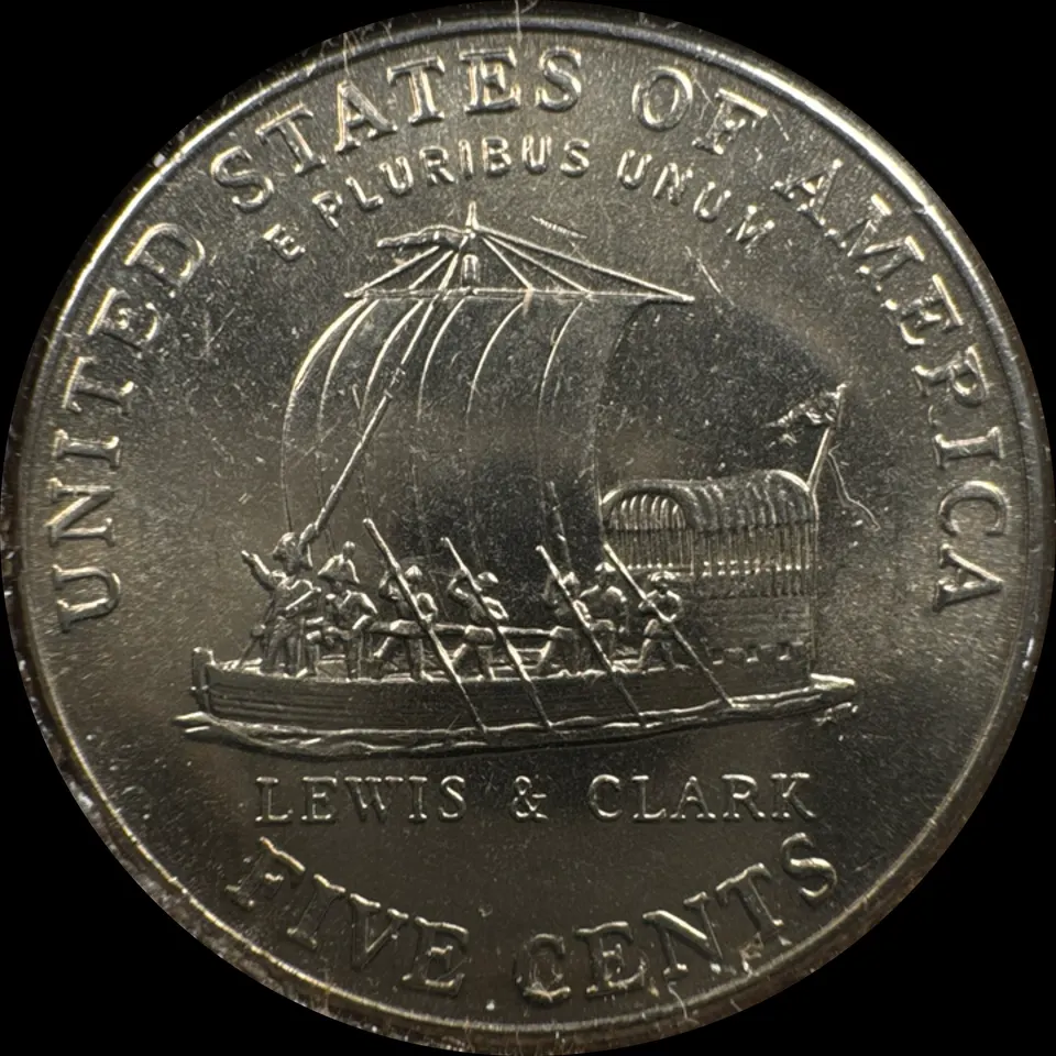 2004-D Jefferson Nickel Ungraded — back
