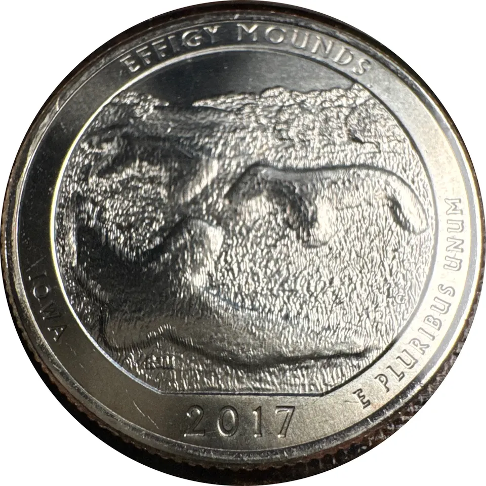2017-P Washington Quarter Ungraded — back