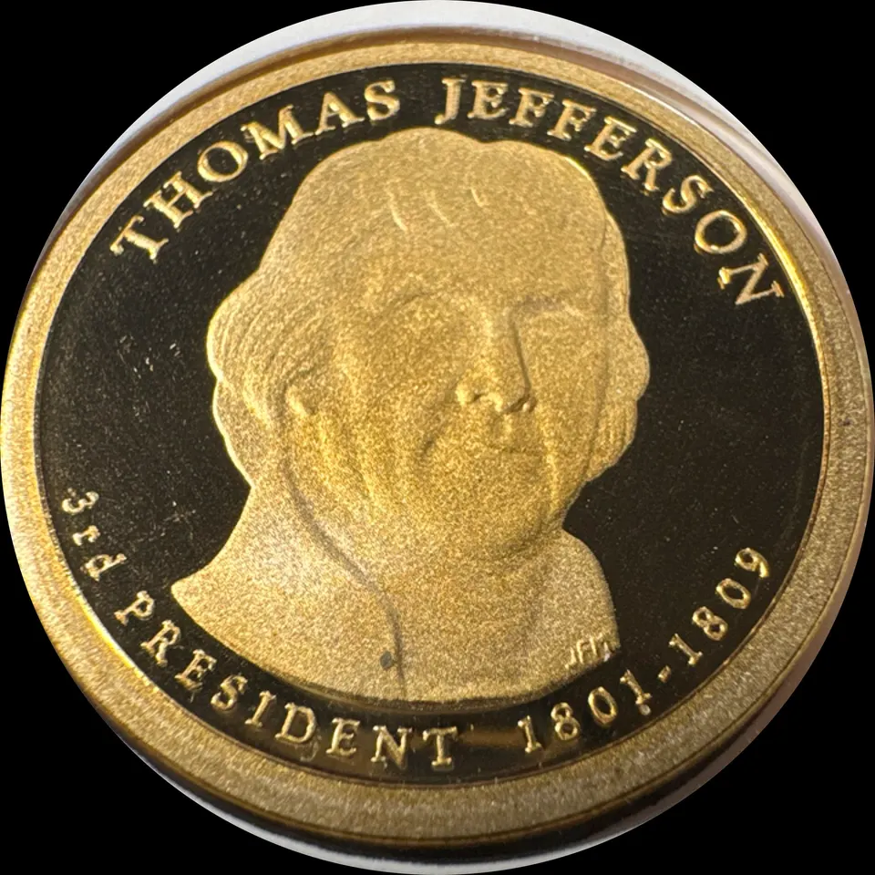 2007-S Presidential Dollar Ungraded — front