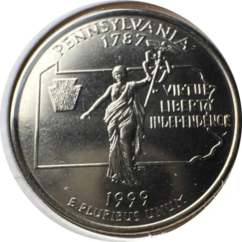 1999-D Washington Quarter Ungraded — back