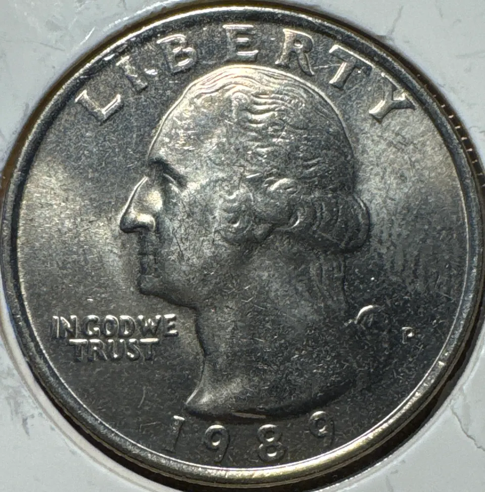 1989-P Washington Quarter Ungraded — front