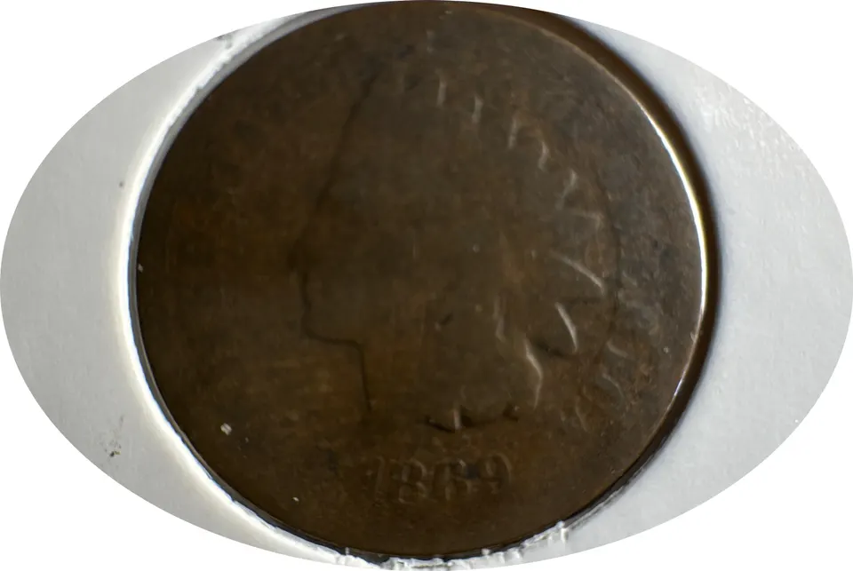 1869-P Indian Head Cent Ungraded — front
