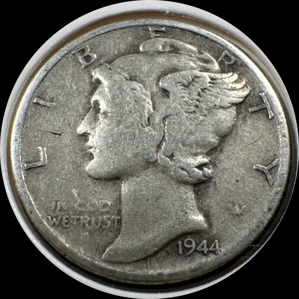 1944-P Mercury Dime Ungraded — front