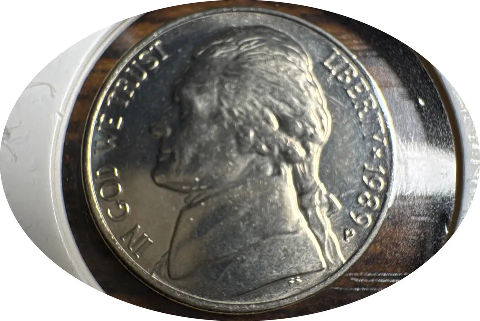 1989-P Jefferson Nickel Ungraded — front