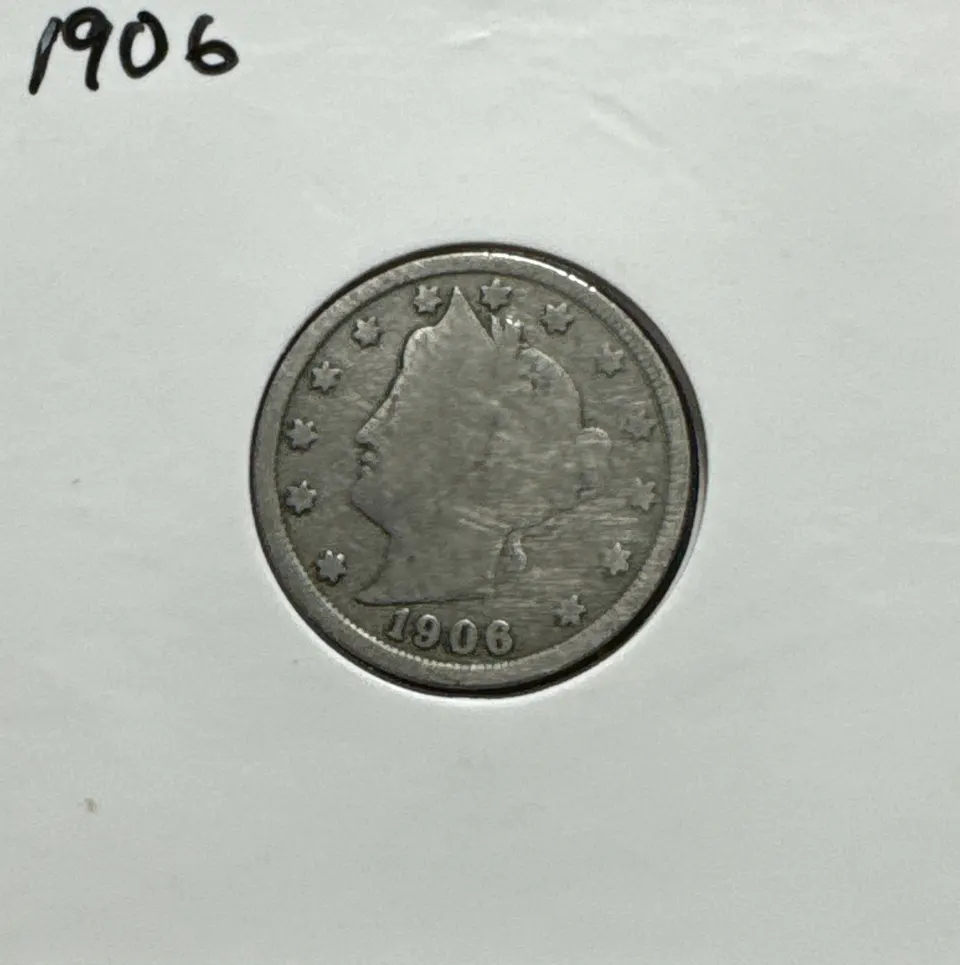 1906-P Liberty V Nickel Ungraded — front