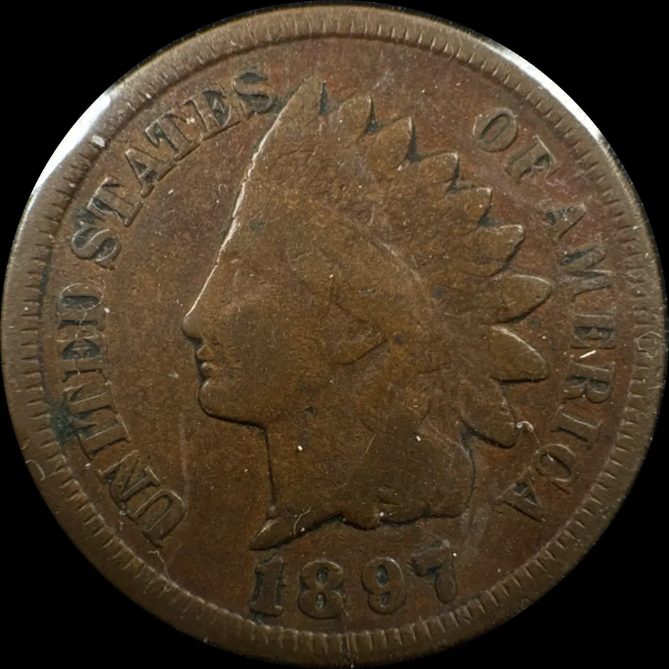 1897-P Indian Head Cent Ungraded — front