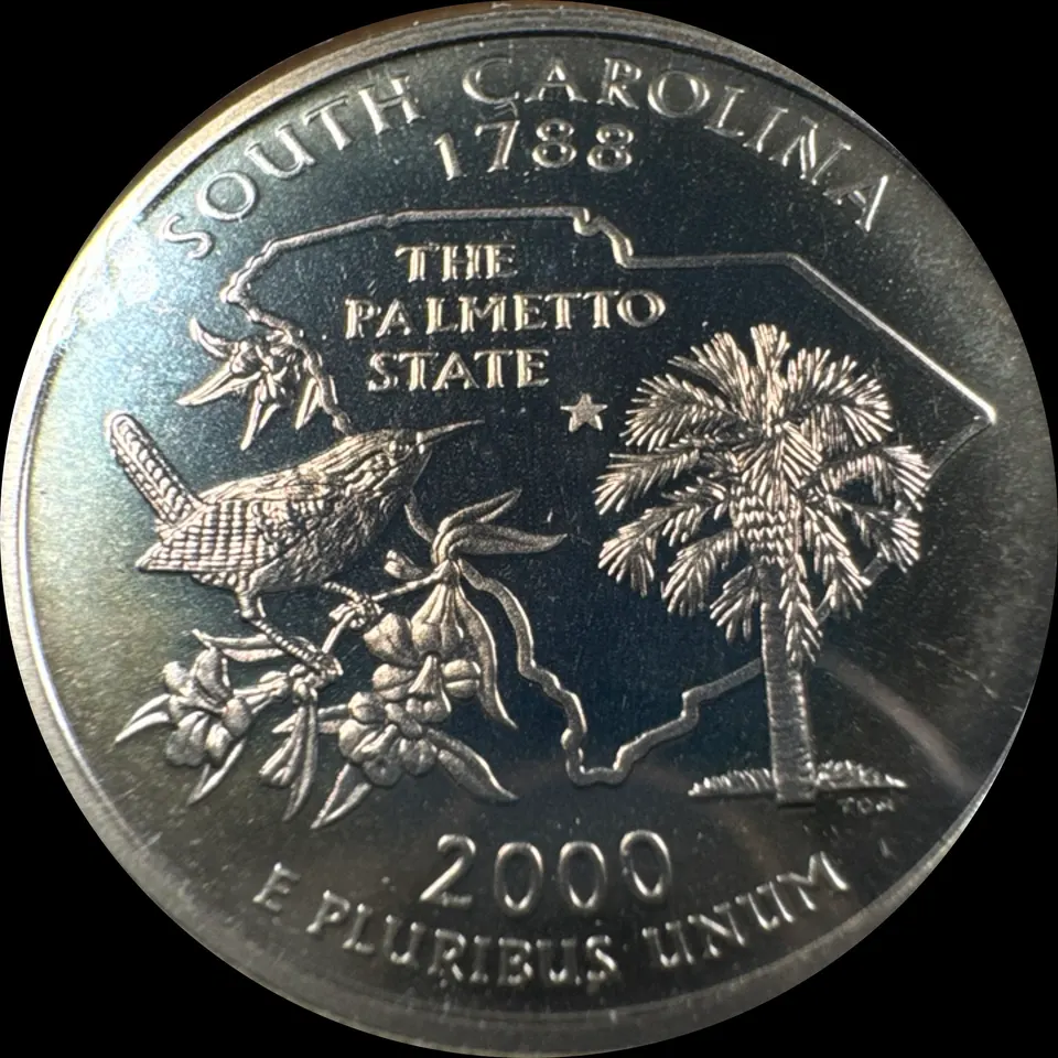 2000-S Washington Quarter Ungraded — back