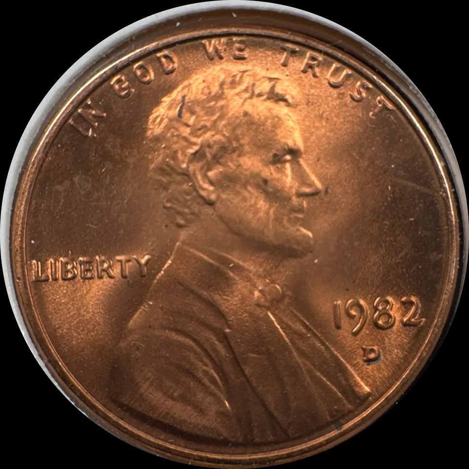 1982-D Lincoln Cent Ungraded — front