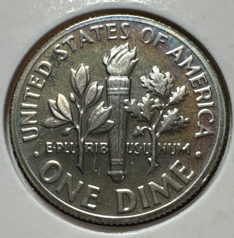1976-S Roosevelt Dime Ungraded — back