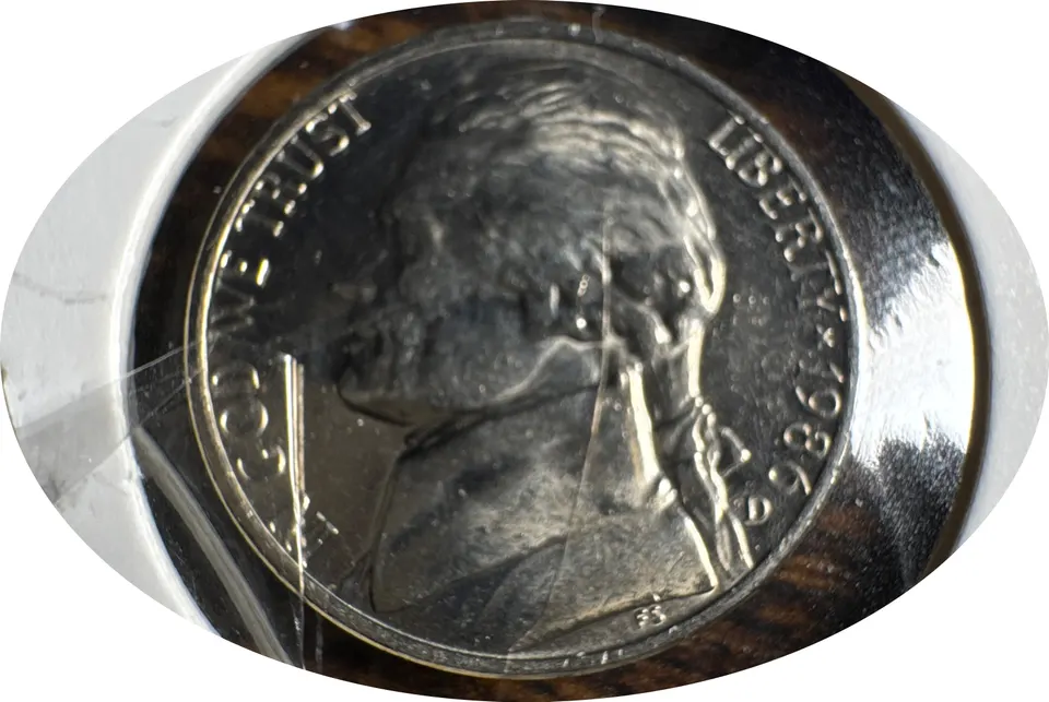1986-D Jefferson Nickel Ungraded — front