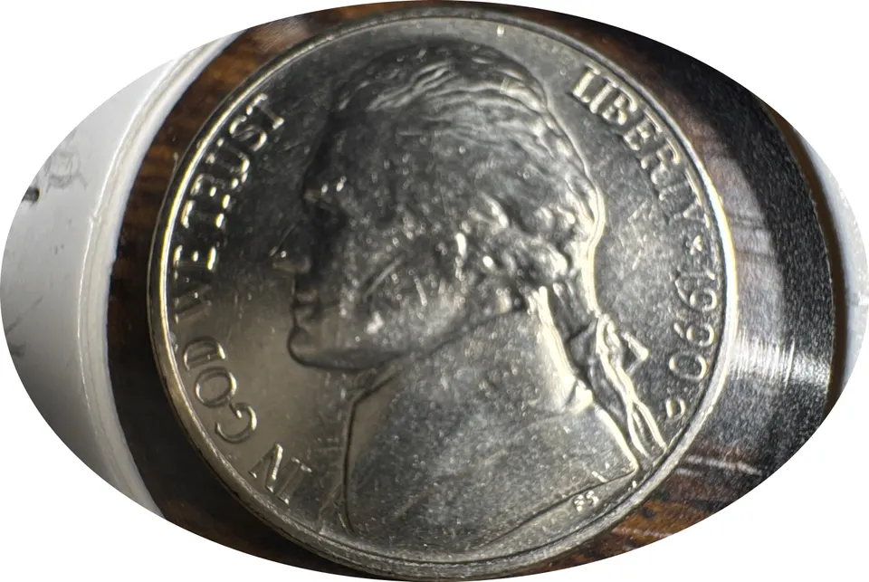 1990-D Jefferson Nickel Ungraded — front