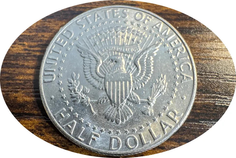 1989-D Kennedy Half Dollar Ungraded — back