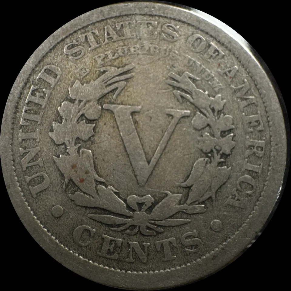 1912-P Liberty V Nickel Ungraded — back
