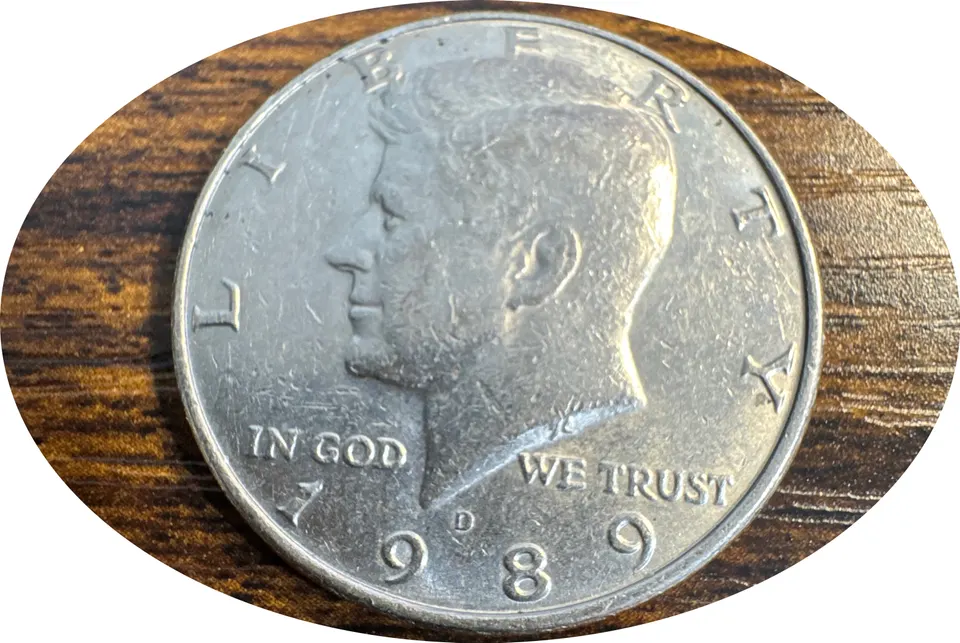 1989-D Kennedy Half Dollar Ungraded — front