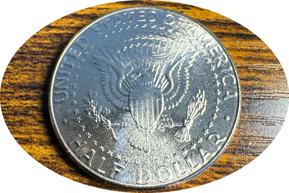 2002-P Kennedy Half Dollar Ungraded — back
