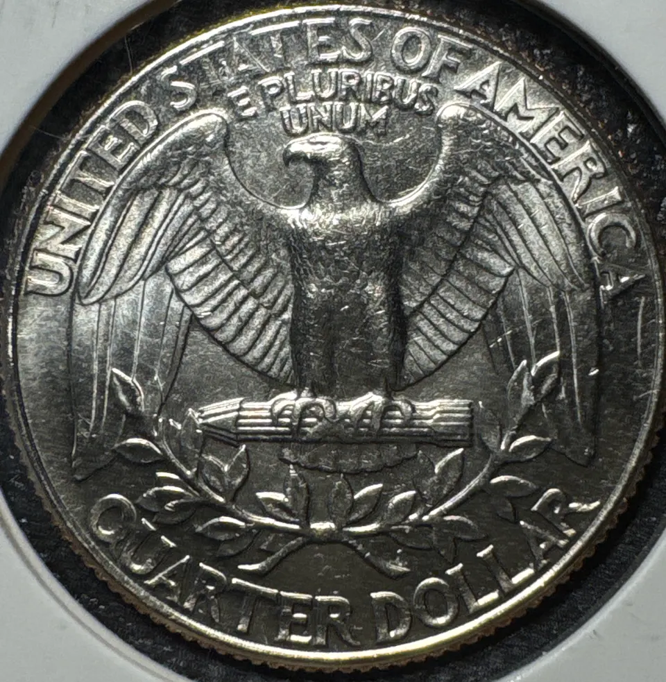 1989-D Washington Quarter Ungraded — back