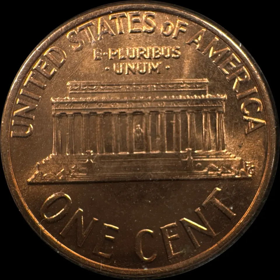 1974-D Lincoln Cent Ungraded — back