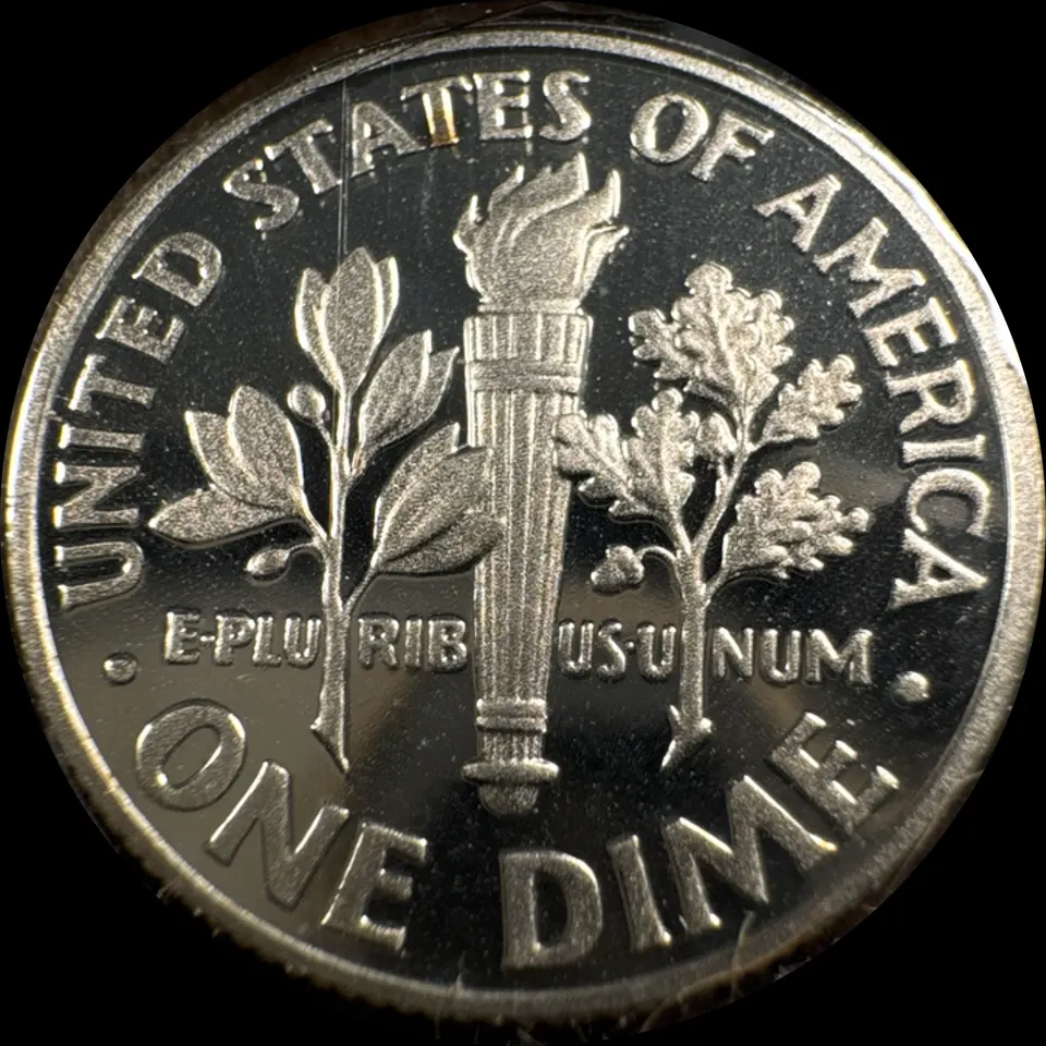 2014-S Roosevelt Dime Ungraded — back