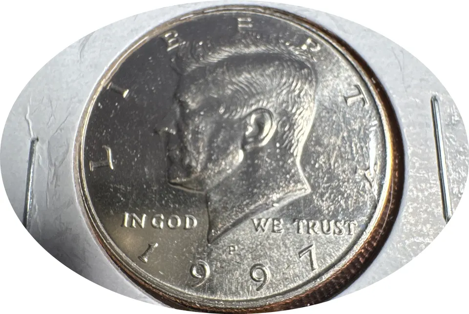 1997-P Kennedy Half Dollar Ungraded — front