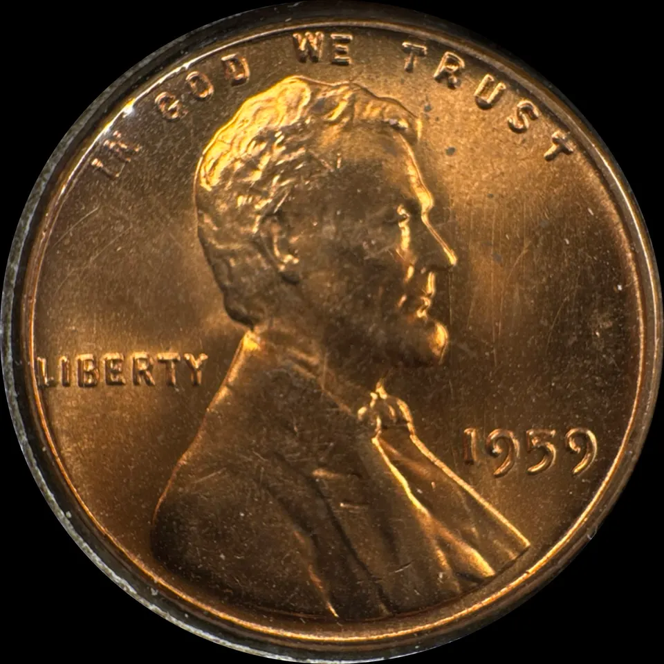 1959-P Lincoln Cent Ungraded — front