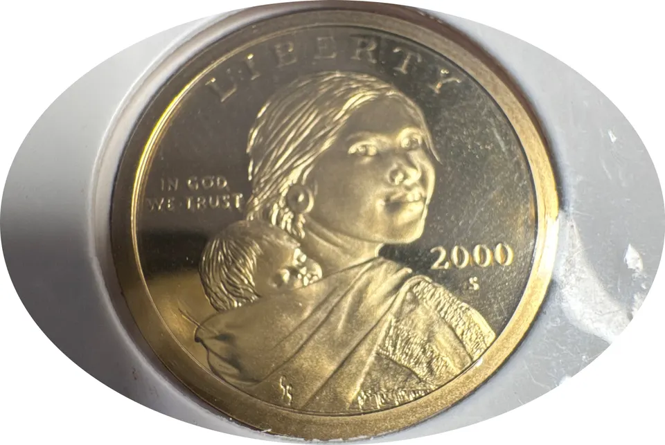 2000-S Sacagawea Dollar Ungraded — front