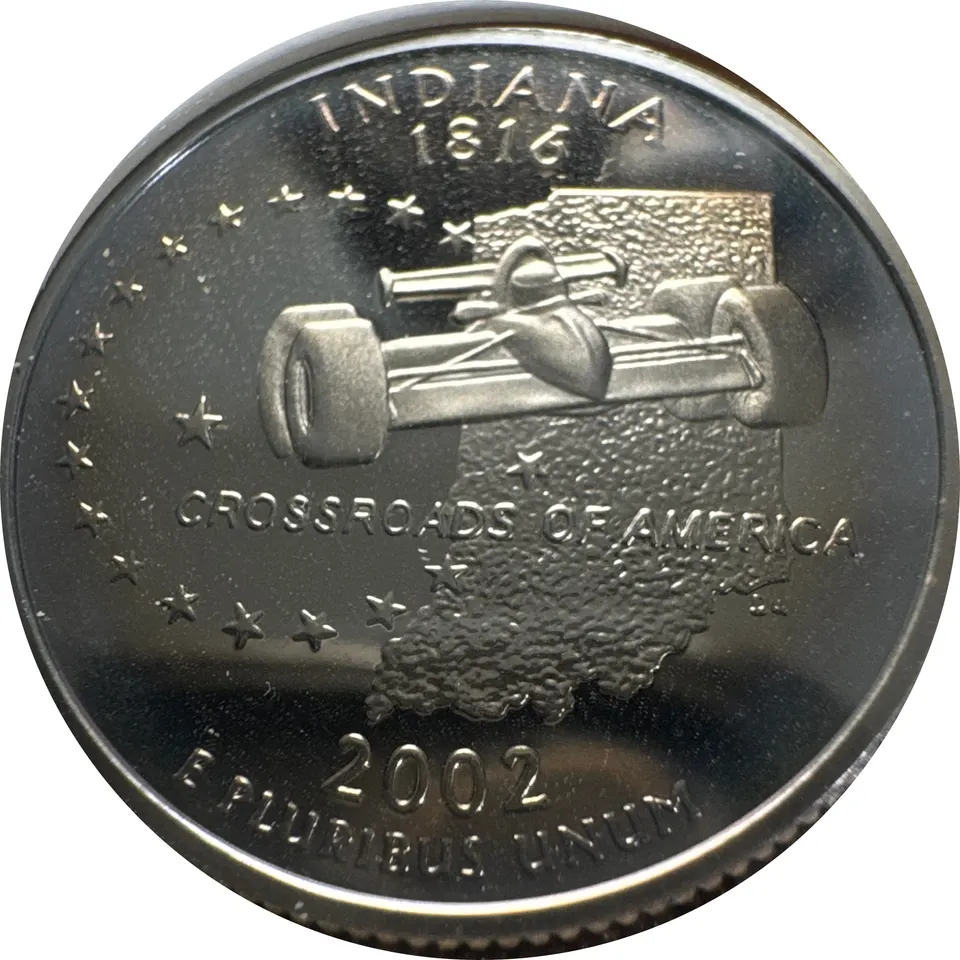 2002-S Washington Quarter Ungraded — back