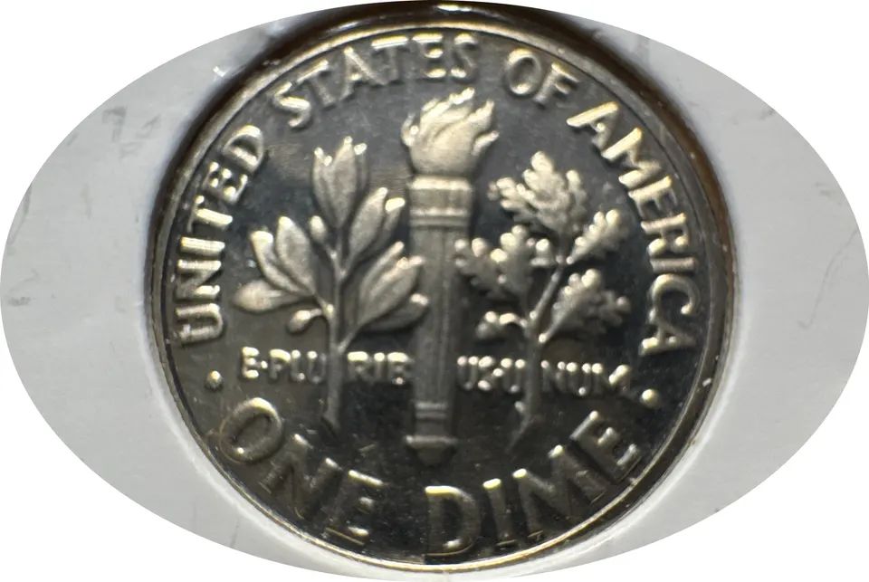 1983-S Roosevelt Dime Ungraded — back