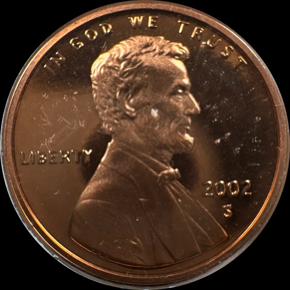 2002-S Lincoln Cent Ungraded — front