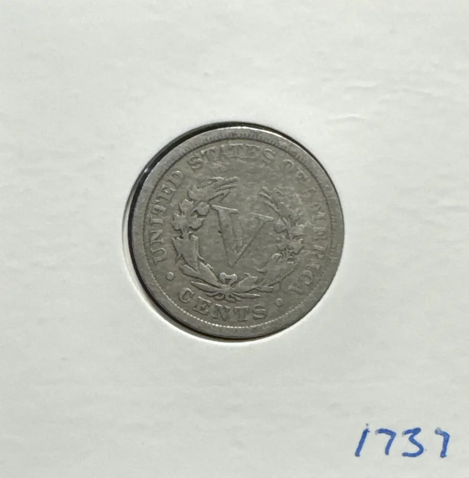 1906-P Liberty V Nickel Ungraded — back