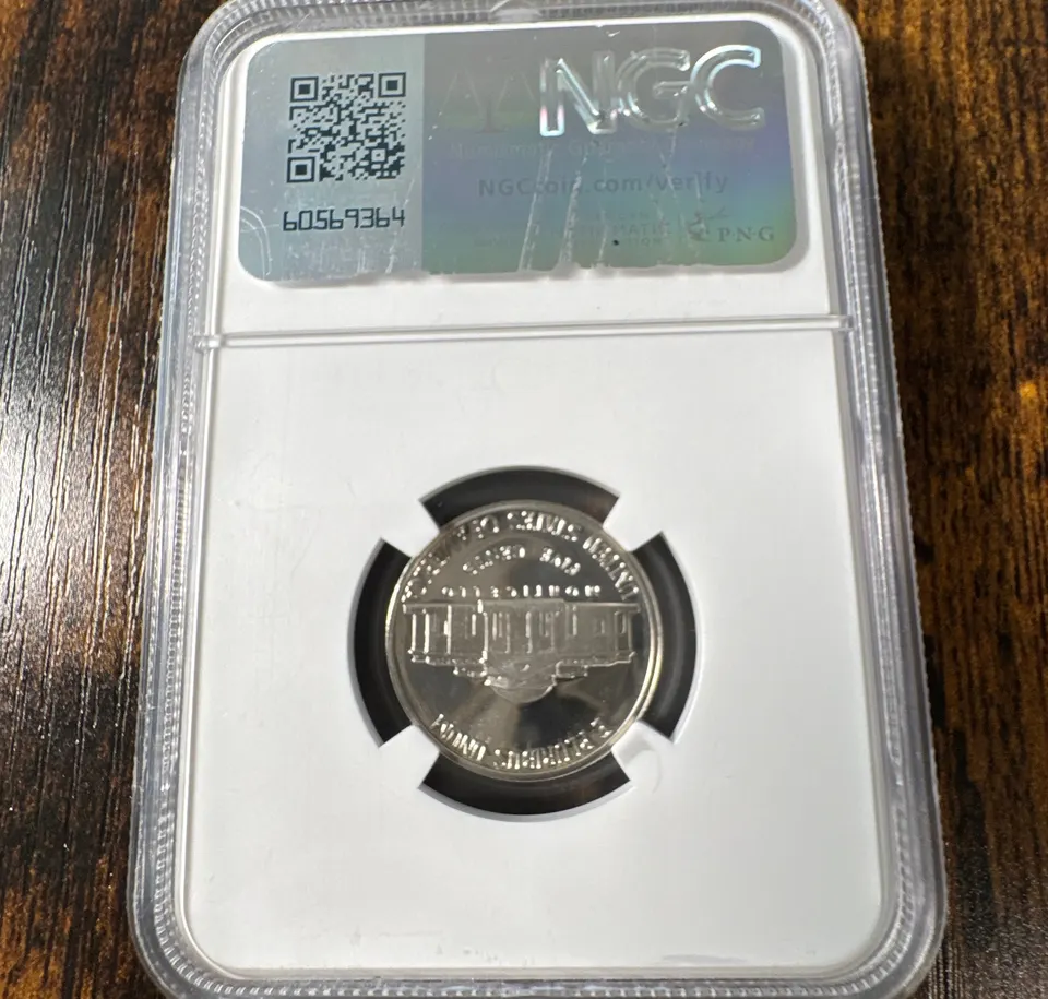 1988-S Jefferson Nickel PF69 — back