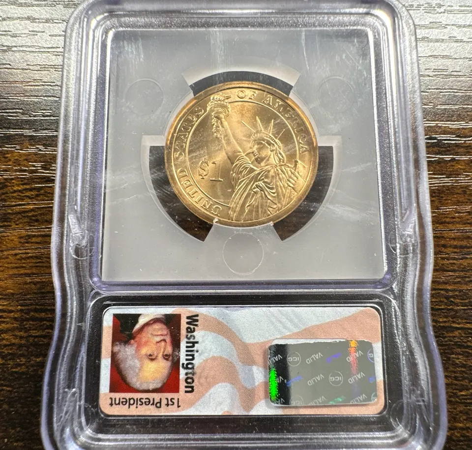 2007-P Presidential Dollar SP67 — back