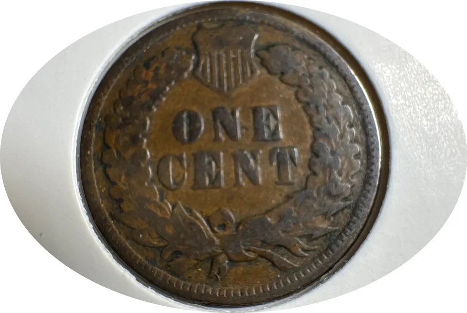 1907-P Indian Head Cent Ungraded — back
