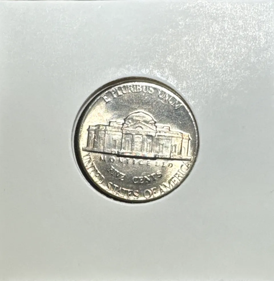 1971-D Jefferson Nickel Ungraded — back