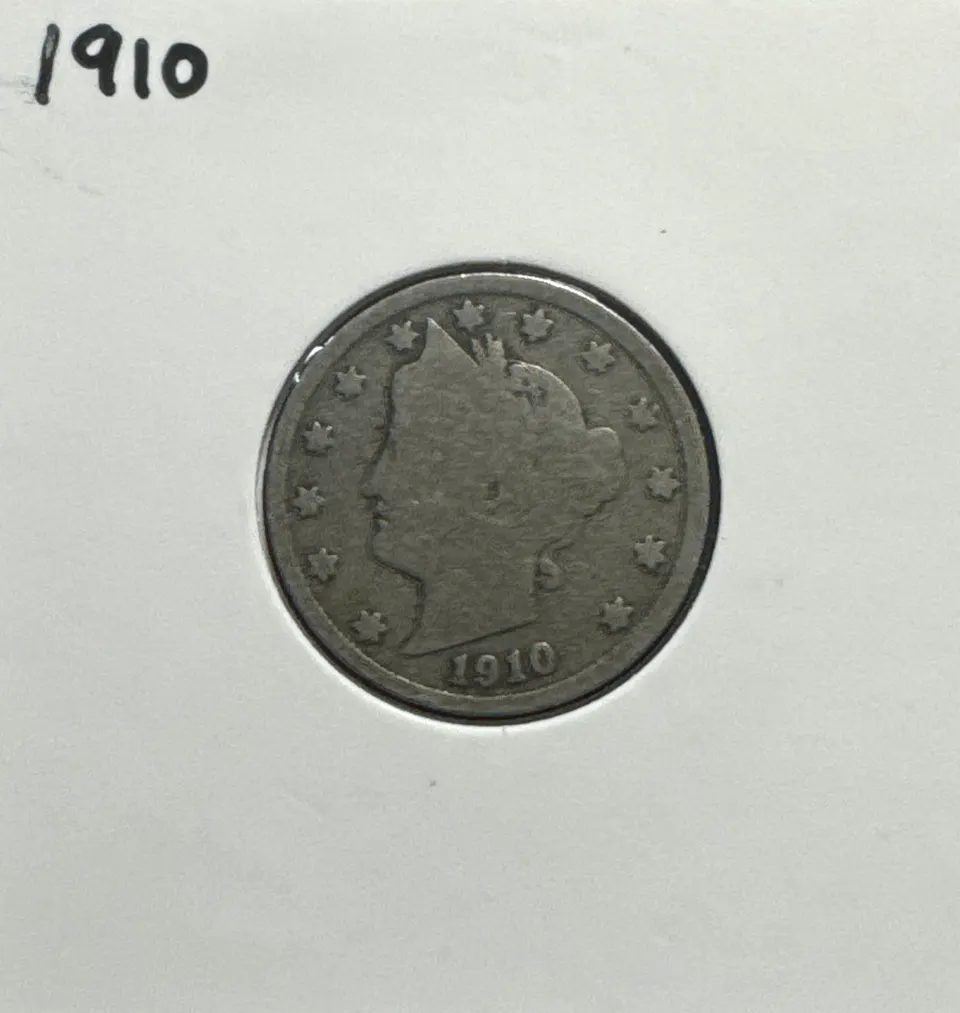 1910-P Liberty V Nickel Ungraded — front