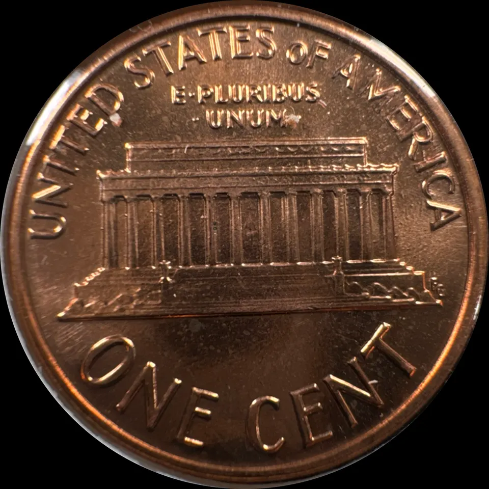 1986-P Lincoln Cent Ungraded — back
