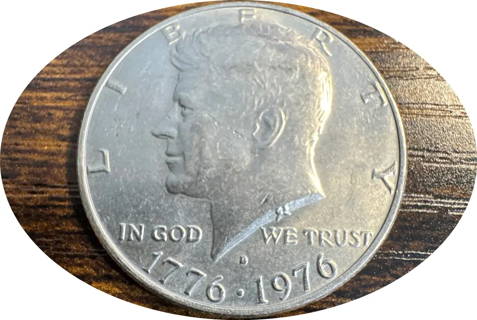 1976-D Kennedy Half Dollar Ungraded — front