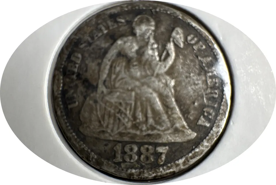 1887-S Seated Liberty Dime Ungraded — front