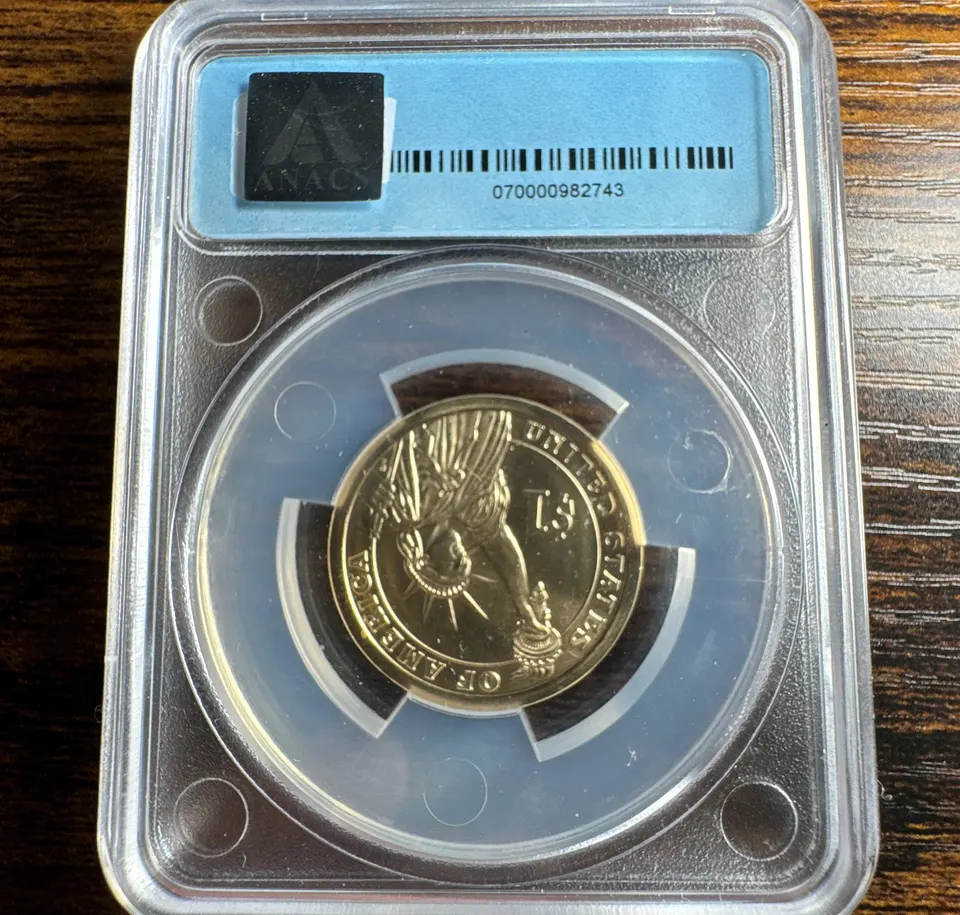 2010-D Presidential Dollar SP69 — back