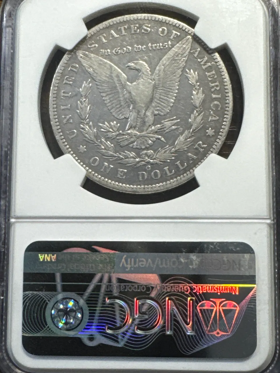 1886-O Morgan Dollar VF35 — back