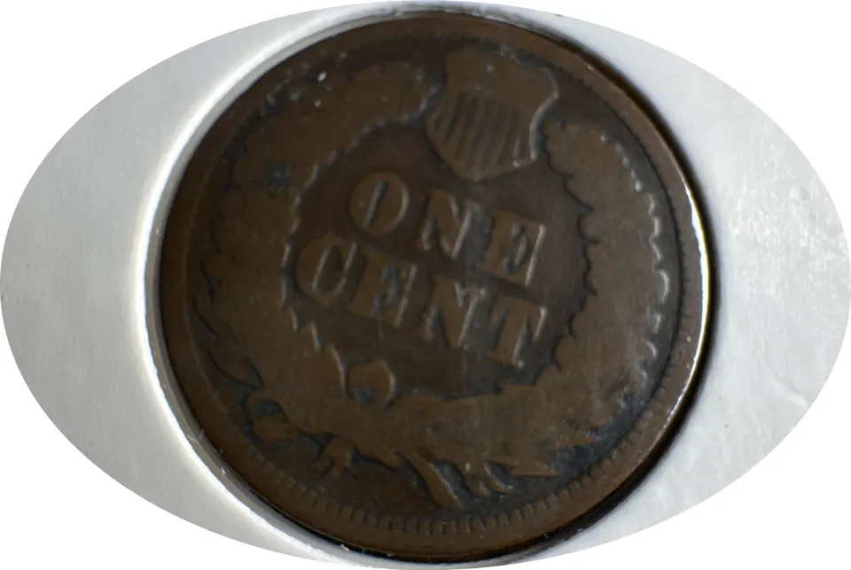 1870-P Indian Head Cent Ungraded — back