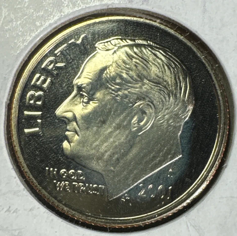 2001-S Roosevelt Dime Ungraded — front
