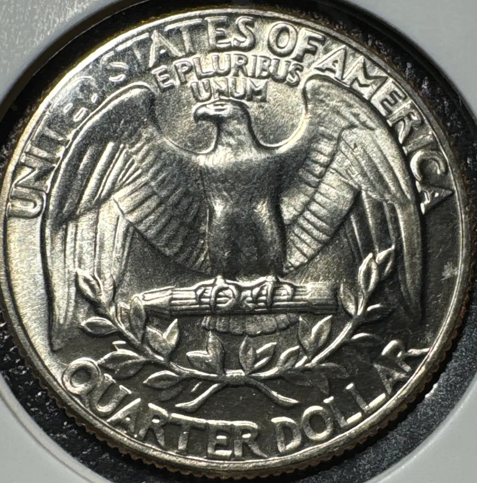 1971-D Washington Quarter Ungraded — back