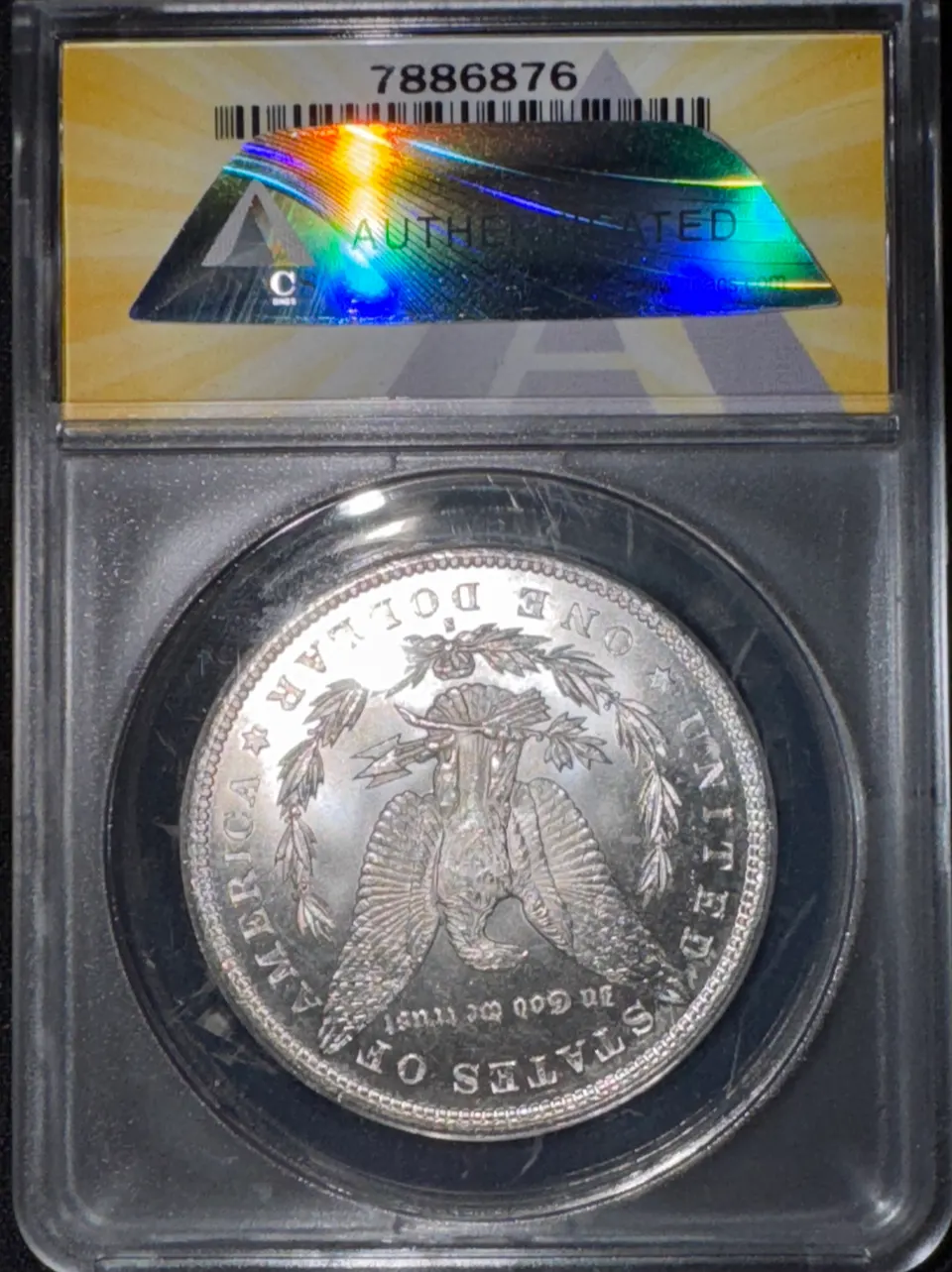 1879-S Morgan Dollar MS62 — back