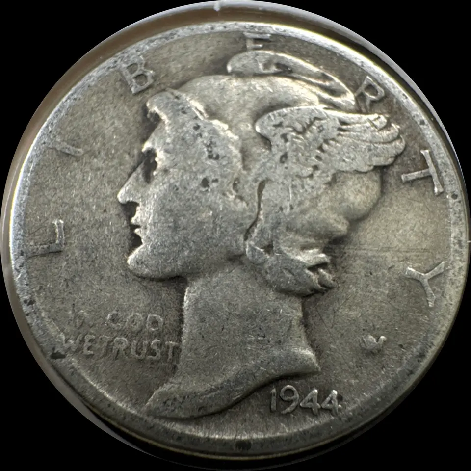 1944-P Mercury Dime Ungraded — front