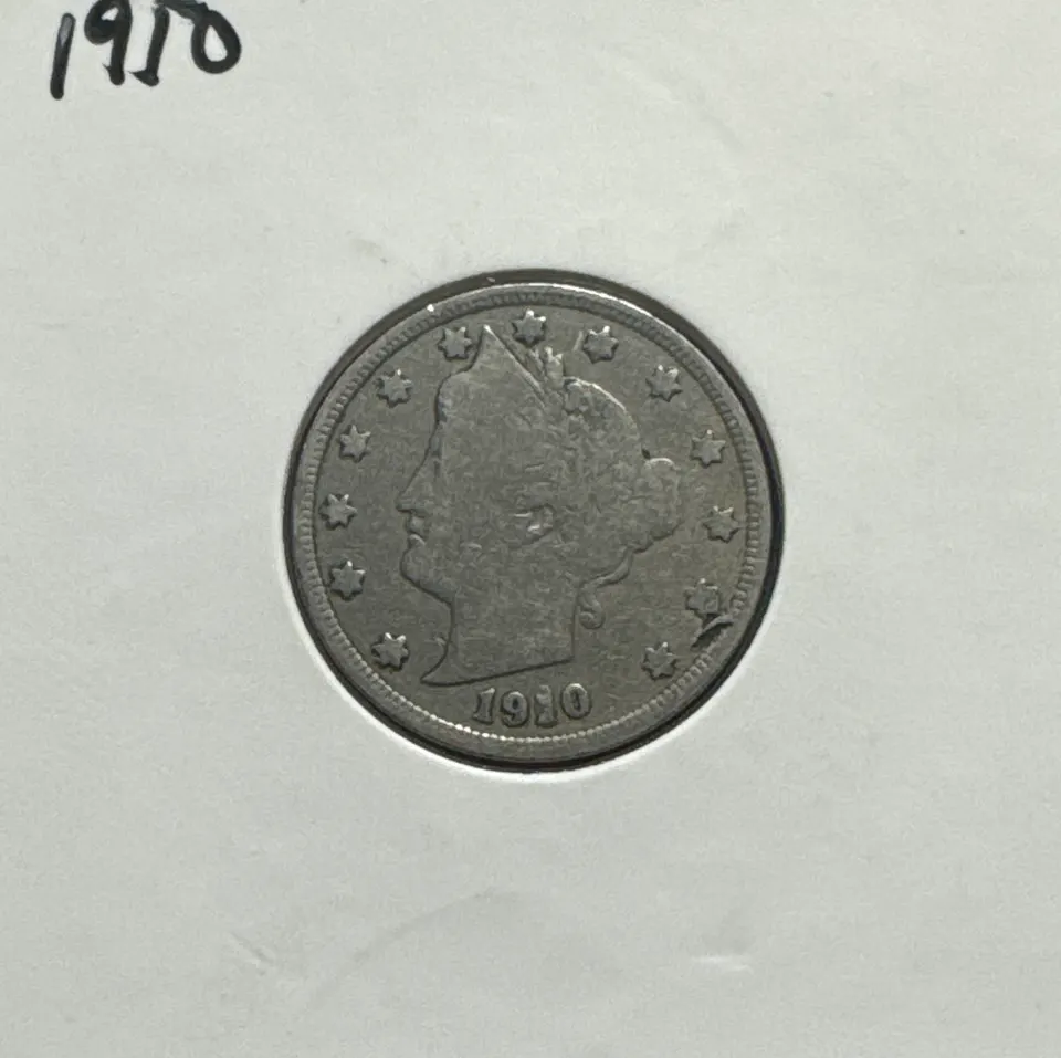 1910-P Liberty V Nickel Ungraded — front