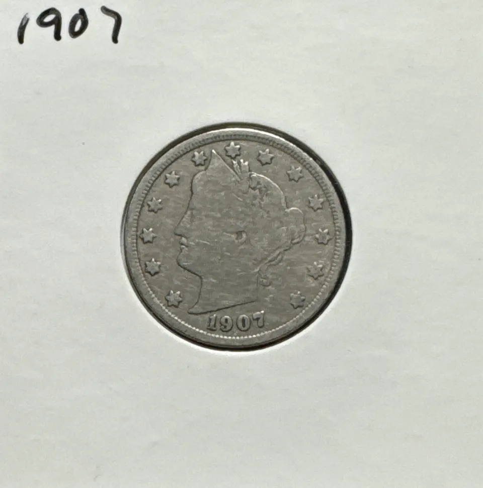 1907-P Liberty V Nickel Ungraded — front